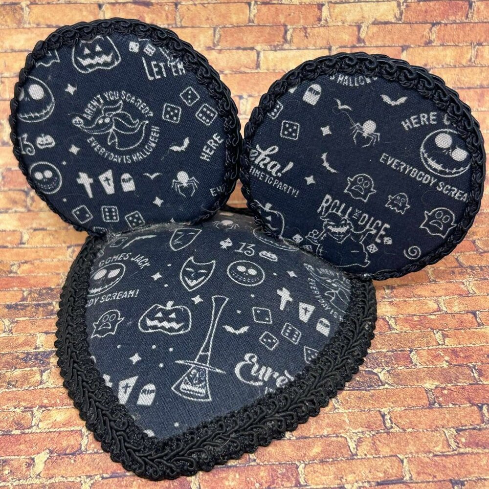 Nightmare Before Christmas HANDMADE Mouse Ear Hat/ Fascinator Hat